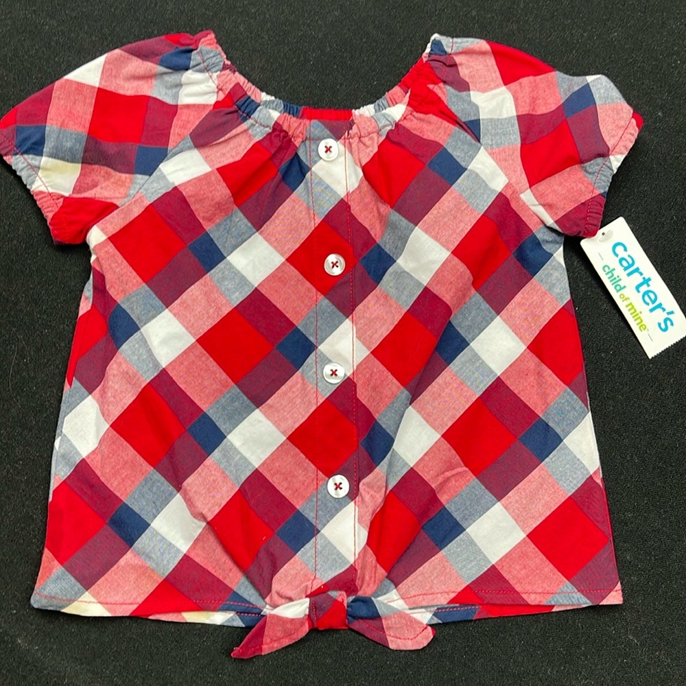 Carterās child of mine red, white and blue size 2T top. New!